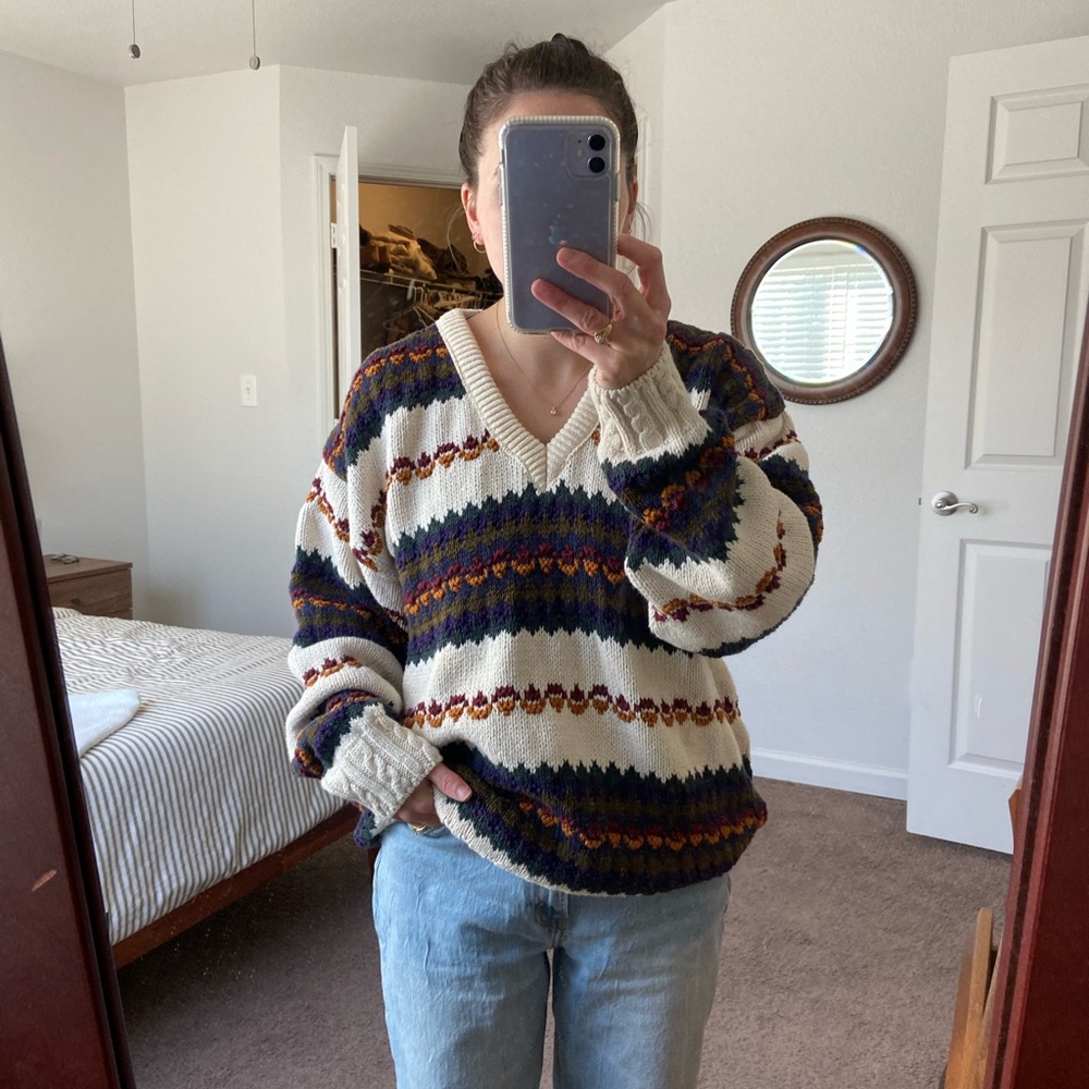 Abercrombie and fitch vintage corded sweater.